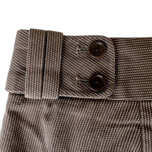 Banana Republic Martin Fit Stretch Straight Leg Cropped Pants Size 6 - Picture 2 of 10